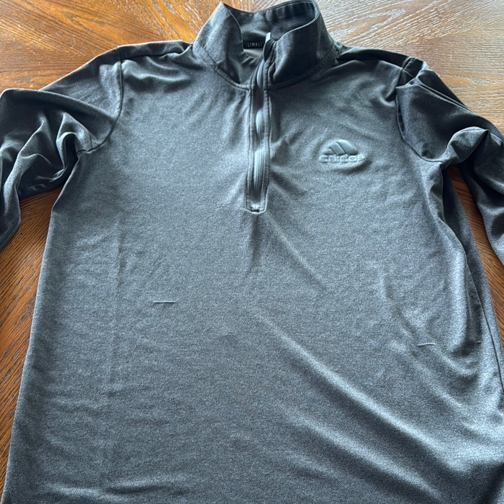 Adidas Black Quarter-Zip Pullover